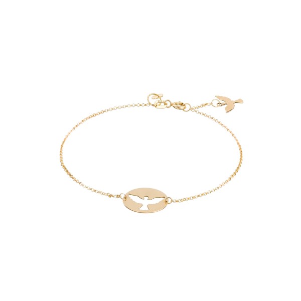 Pulseira Espírito Santo Ouro Amarelo 18k 750